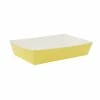 Party Animal Direct FS LUNCH TRAY PASTEL YELLOW 10PK Paper Partyware