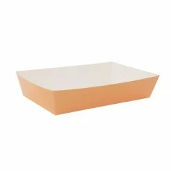 Party Animal Direct FS LUNCH TRAY PEACH 10PK