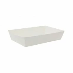 Party Animal Direct Paper Partyware FS LUNCH TRAY WHITE 10PK