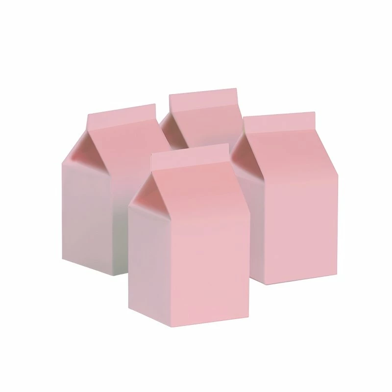 Party Animal Direct FS MILK BOX CLASSIC PINK 10PK Paper Partyware 3 Party Animal Direct FS MILK BOX CLASSIC PINK 10PK Paper Partyware