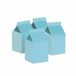 Party Animal Direct Paper Partyware FS MILK BOX PASTEL BLUE 10PK