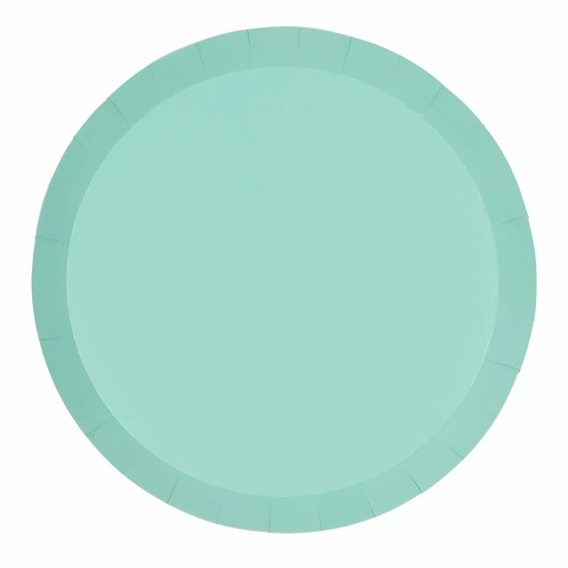 Party Animal Direct Paper Partyware PAPER ROUND DINNER PLATE 9" MINT GREEN 10PK 3 Party Animal Direct Paper Partyware PAPER ROUND DINNER PLATE 9" MINT GREEN 10PK