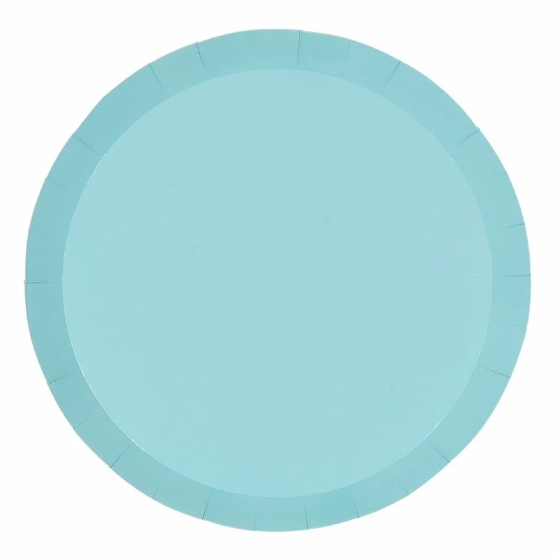 Party Animal Direct FS PAPER ROUND DINNER PLATE 9" PASTEL BLUE 10PK 3 Party Animal Direct FS PAPER ROUND DINNER PLATE 9" PASTEL BLUE 10PK