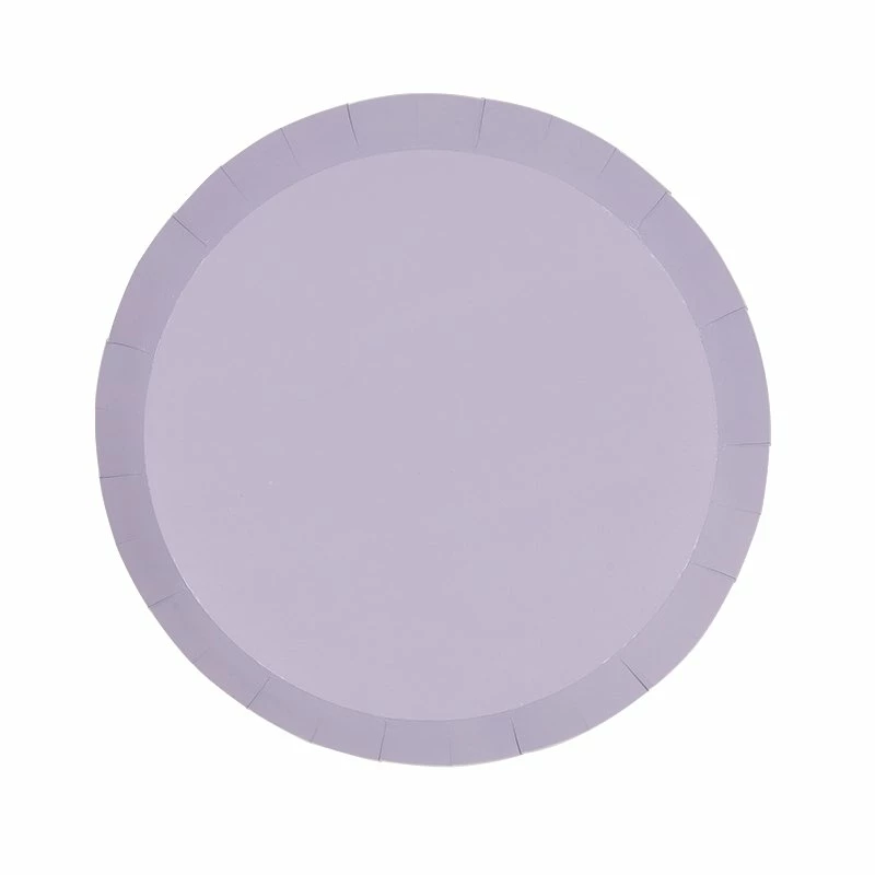 Party Animal Direct FS PAPER ROUND SNACK PLATE 7" PASTEL LILAC 10PK Paper Partyware 3 Party Animal Direct FS PAPER ROUND SNACK PLATE 7" PASTEL LILAC 10PK Paper Partyware