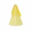 Party Animal Direct Paper Partyware FS PARTY HAT WITH TASSEL TOPPER PASTEL YELLOW 10PK