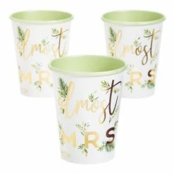 Party Animal Direct Botanical Hen Almost Mrs Paper Cups Hens Party / Bachelorette