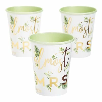 Party Animal Direct Botanical Hen Almost Mrs Paper Cups Hens Party / Bachelorette 3 Party Animal Direct Botanical Hen Almost Mrs Paper Cups Hens Party / Bachelorette