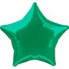 Party Animal Direct Foil Balloons METALLIC GREEN STAR FOIL