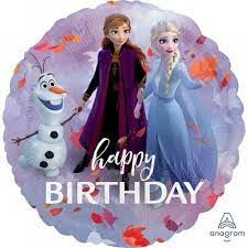 Party Animal Direct Happy Birthday Frozen Standard Foil