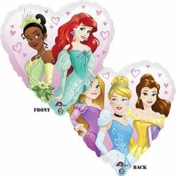 Party Animal Direct Disney Princess Double-Sided Princess Heart Foil