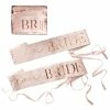Party Animal Direct PINK AND ROSE GOLD TEAM BRIDE SASHES - 6 PACK - TEAM BRIDE Hens Party / Bachelorette 2 Party Animal Direct PINK AND ROSE GOLD TEAM BRIDE SASHES - 6 PACK - TEAM BRIDE Hens Party / Bachelorette