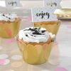 Party Animal Direct Cake Making Supplies 12 Gold Foil Cupcake Wrappers 2 Party Animal Direct Cake Making Supplies 12 Gold Foil Cupcake Wrappers
