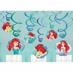 Party Animal Direct Disney Princess Ariel Swirl Decorations