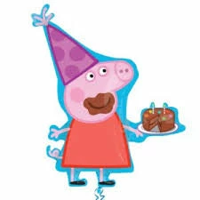 Party Animal Direct Peppa Pig & Chocolate Cake Supershape Foil