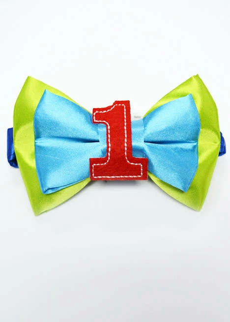 Party Animal Direct 1ST BIRTHDAY BOW TIE 3 Party Animal Direct 1ST BIRTHDAY BOW TIE