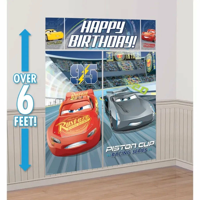 Party Animal Direct CARS 3 WALL DECORATING KIT 3 Party Animal Direct CARS 3 WALL DECORATING KIT
