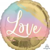 Party Animal Direct “Love” Gold + Pastel Circle Standard Foil