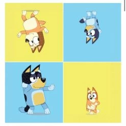 Party Animal Direct BLUEY BEVERAGE NAPKINS - PK16