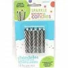 Party Animal Direct Swirl Candles Black And White