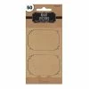 Party Animal Direct Kraft Paper Stickers 50 Pack