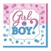 Party Animal Direct Baby Shower GIRL OR BOY SMALL NAPKINS / SERVIETTES (PACK OF 16)
