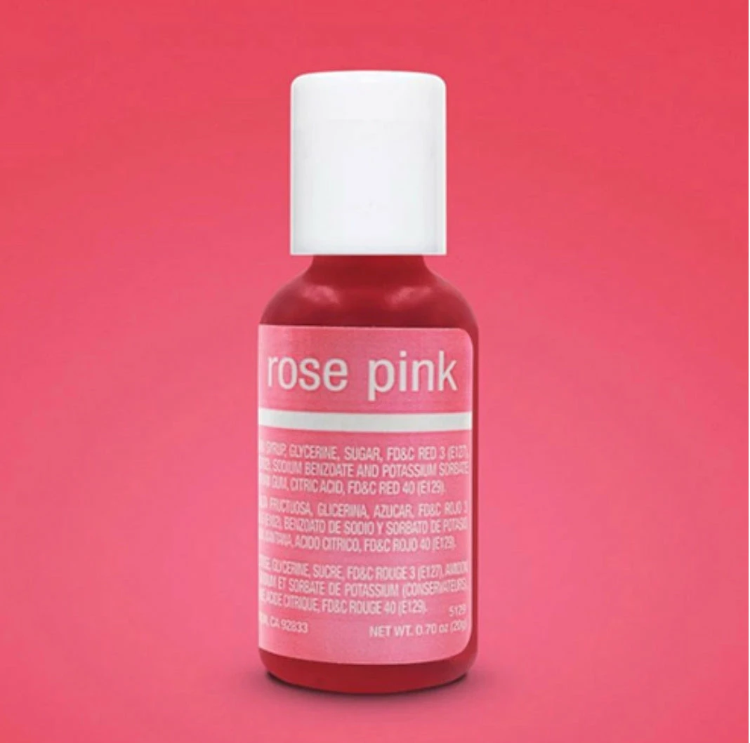 Party Animal Direct Cake Making Supplies Rose Pink Liquid Colour 0.7oz 3 Party Animal Direct Cake Making Supplies Rose Pink Liquid Colour 0.7oz