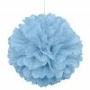Party Animal Direct LIGHT BLUE TISSUE PAPER POM POM - 40CM
