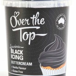 Party Animal Direct Over The Top Black Icing 425g Cake Making Supplies