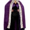 Party Animal Direct ADULT PURPLE VELVETEEN QUEEN ROBE