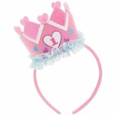 Party Animal Direct 1st Birthday Crown Headband 3 Party Animal Direct 1st Birthday Crown Headband