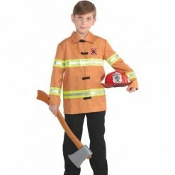 Party Animal Direct Kids Costumes KIDS FIREFIGHTER JACKET - STANDARD