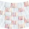 Party Animal Direct IRIDESCENT PINK & WHITE FRINGE BACKDROP DECORATION 1 Party Animal Direct IRIDESCENT PINK & WHITE FRINGE BACKDROP DECORATION