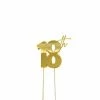 Party Animal Direct 18TH GOLD CAKE TOPPER 18th Birthday