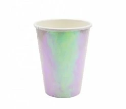 Five Star FS PAPER CUP IRIDESCENT 260ML 10PK Paper Partyware