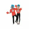 Party Animal Direct Adult Thing 1 And Thing 2 Costume Kit