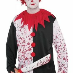 Party Animal Direct Costumes ADULT EVIL CLOWN SHIRT