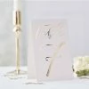 Ginger Ray GOLD FOILED TENT CARD TABLE NUMBERS 1 Ginger Ray GOLD FOILED TENT CARD TABLE NUMBERS