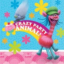Party Animal Direct Trolls Beverage Napkins