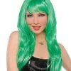Party Animal Direct Costumes Green Glamorous Wig 2 Party Animal Direct Costumes Green Glamorous Wig