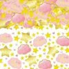 Party Animal Direct Baby Shower Oh Baby Girl Metallic Gold & Pink Decorating Confetti 2 Party Animal Direct Baby Shower Oh Baby Girl Metallic Gold & Pink Decorating Confetti