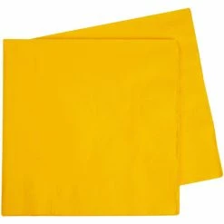 Party Animal Direct Eco Range Yellow Dinner Napkins