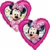 Party Animal Direct Minnie Mouse Heart Foil Balloon