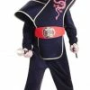 Party Animal Direct Kids Costumes KIDS DELUXE NINJA COSTUME 6-8 YEARS
