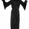 Party Animal Direct Costumes ADULT BLACK HORROR ROBE 2 Party Animal Direct Costumes ADULT BLACK HORROR ROBE