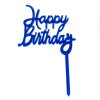 Party Animal Direct BLUE ACRYLIC HAPPY BIRTHDAY TOPPER