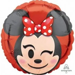 Party Animal Direct Disney Minnie Mouse Emoji Standard Foil Balloon