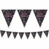 Party Animal Direct PINK CELEBRATIONS HAPPY BIRTHDAY PRISMATIC CELEBRATION BANNER