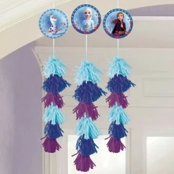 Party Animal Direct FROZEN 2 HANGING TASSEL DECORATIONS (PACK OF 3)