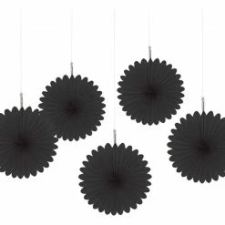 Party Animal Direct Halloween Costumes Mini Black Hanging Decoration Fan