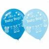 Party Animal Direct Baby Shower SHOWER WITH LOVE BOY ITS A BABY BOY! LATEX BALLOONS 30CM PACK OF 15